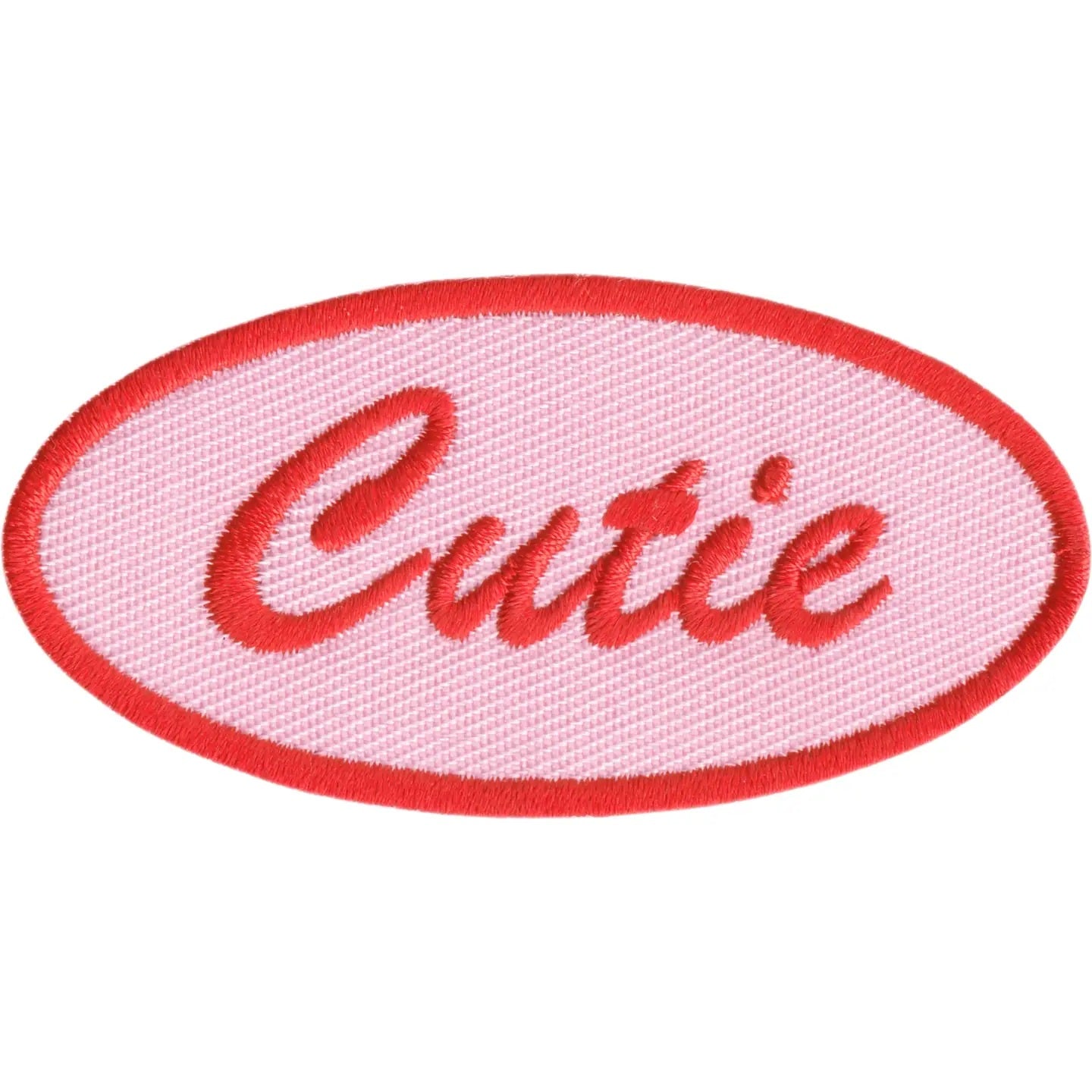 Patch - Diner Name Tag - "Cutie" - Pink Retro 1950s Style
