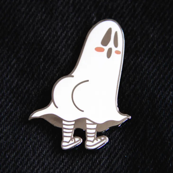 Booty Ghost Funny Enamel Pin