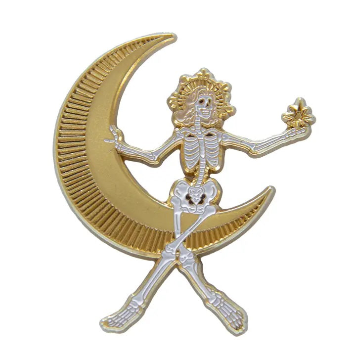 Lady Of The Moon Enamel Pin