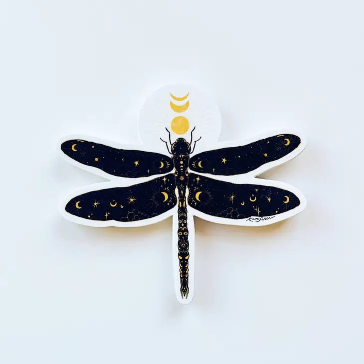Celestial Dragonfly Sticker