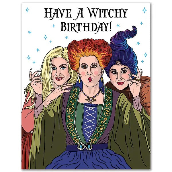 Have A Witchy Birthday Card