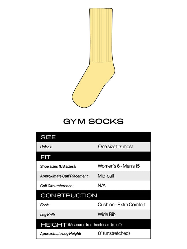 I Heart Heavy Metal Gym Crew Socks