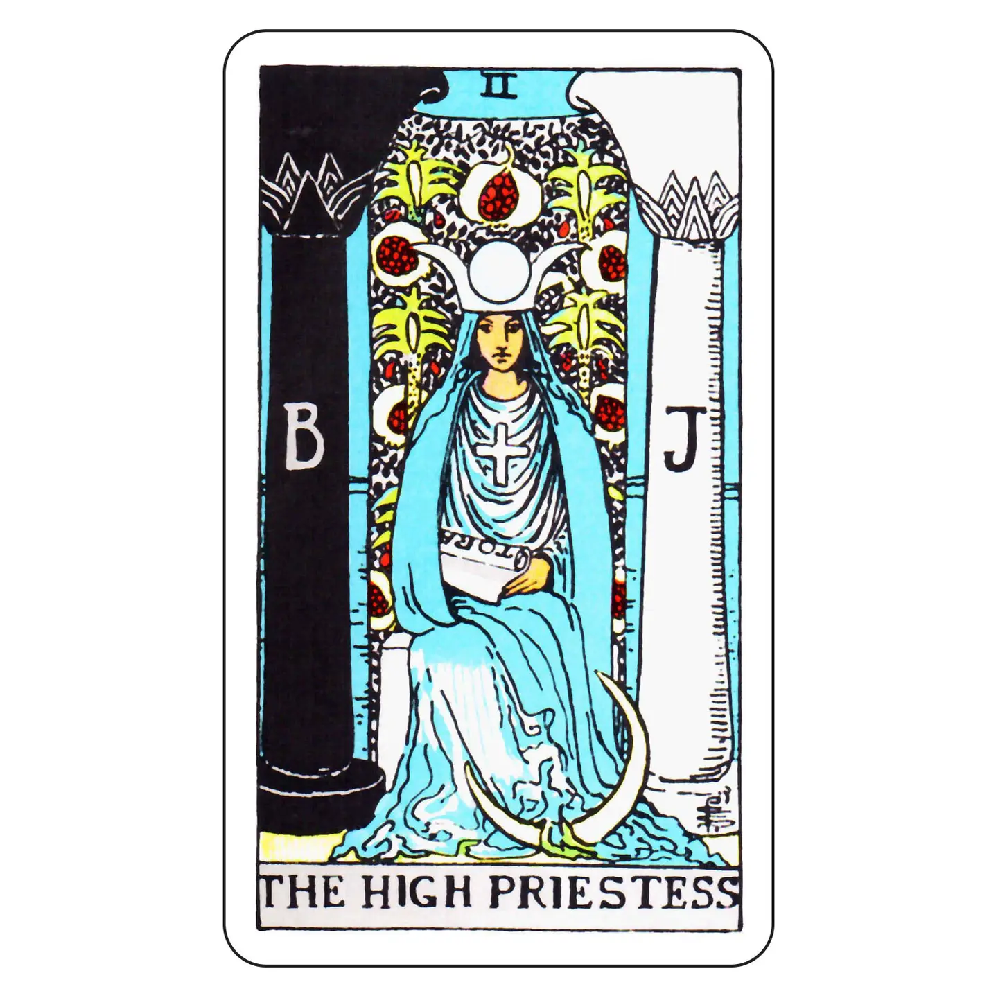 The High Priestess Tarot Sticker