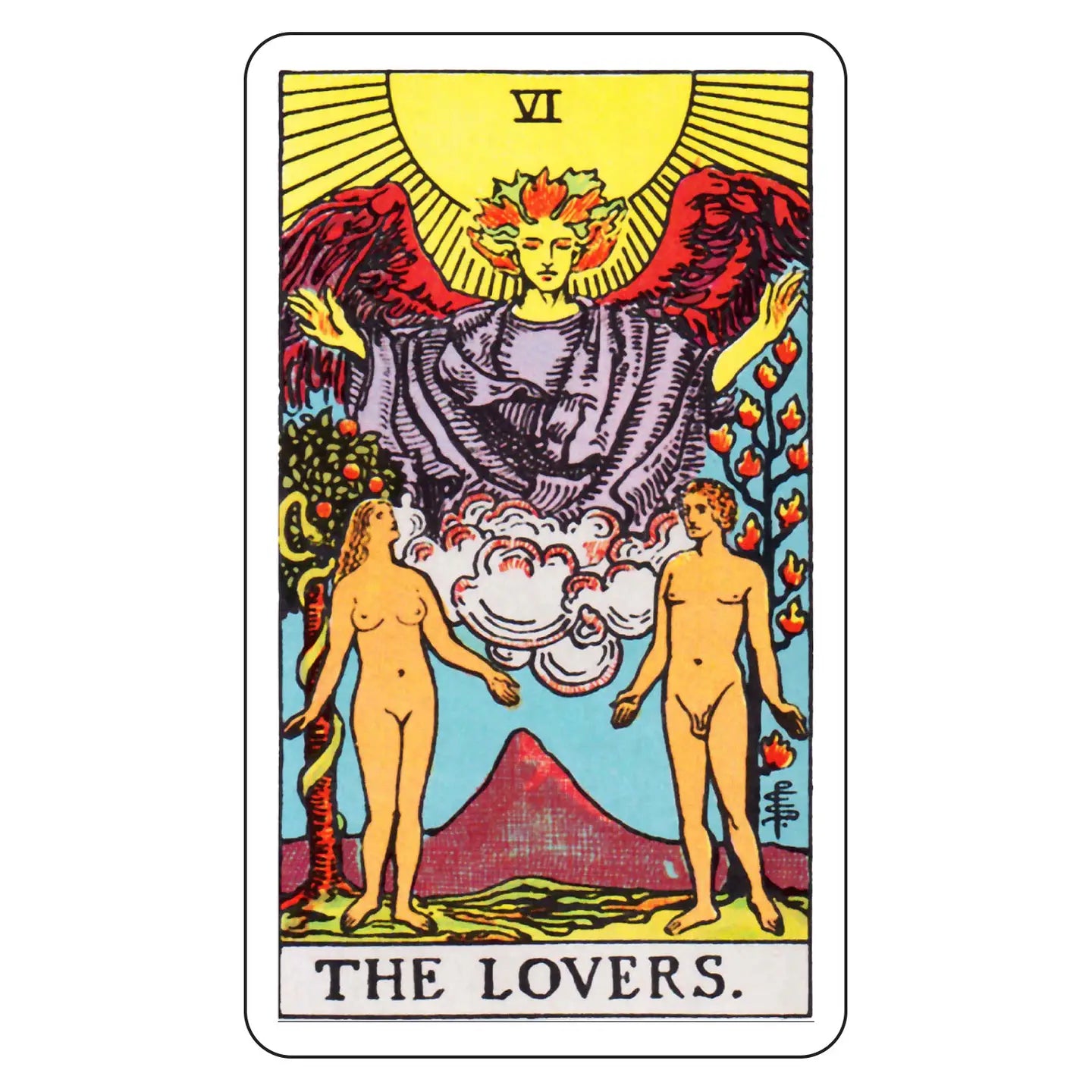 The Lovers Tarot Sticker