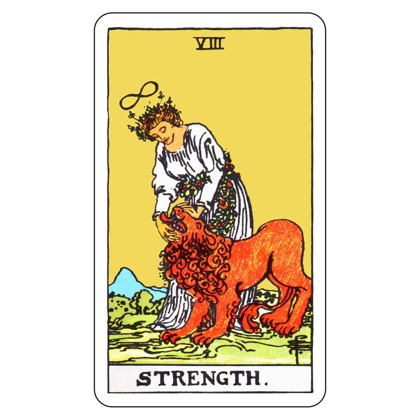 Strength Tarot Sticker