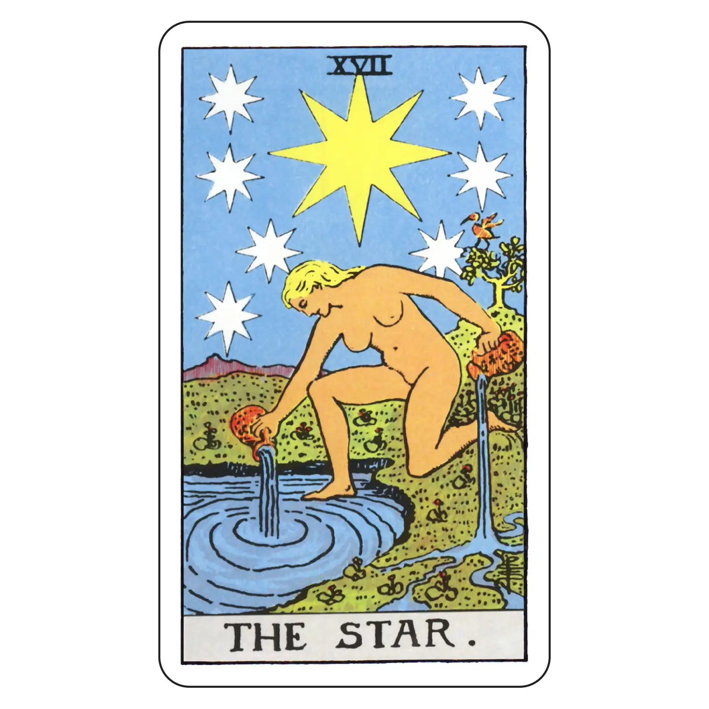 The Star Tarot Sticker