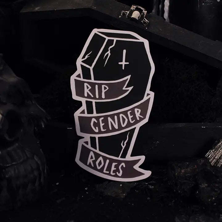 RIP Gender Roles Sticker