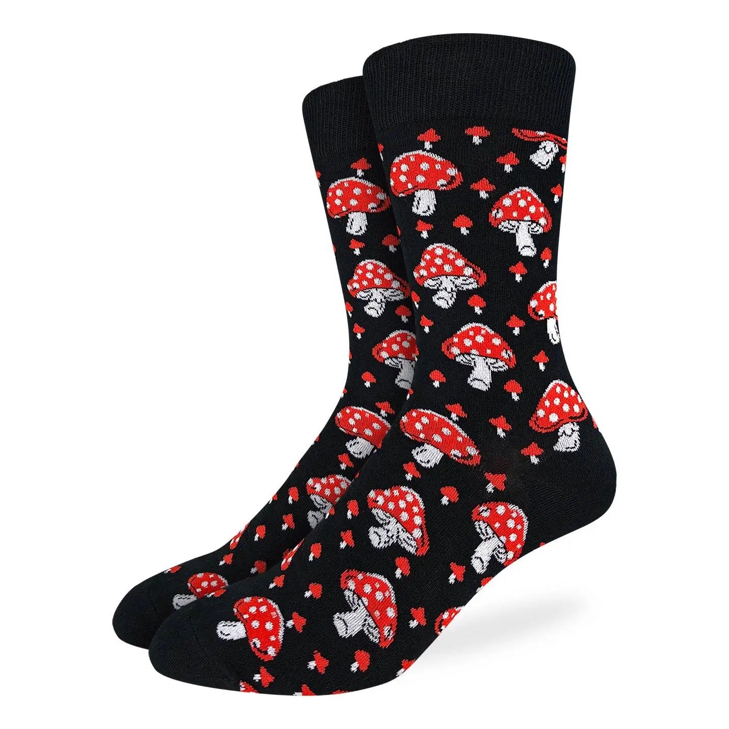 Big & Tall Amanita Mushrooms Socks