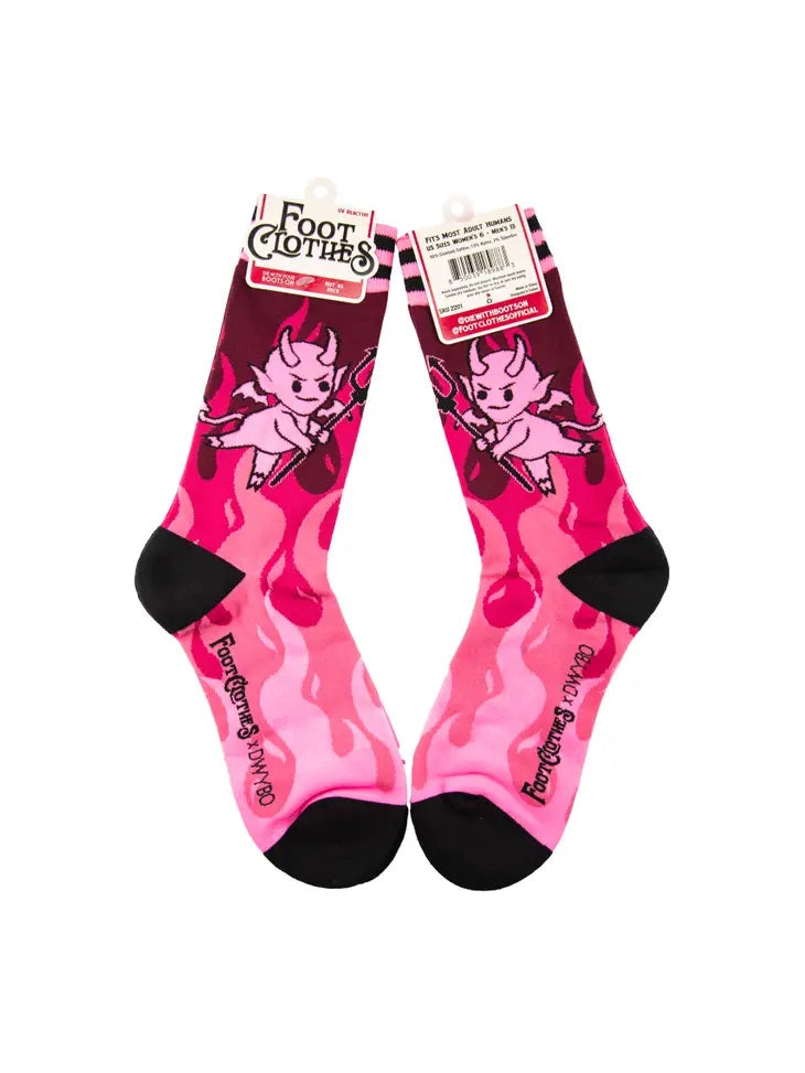 Hot As Heck Crew Socks