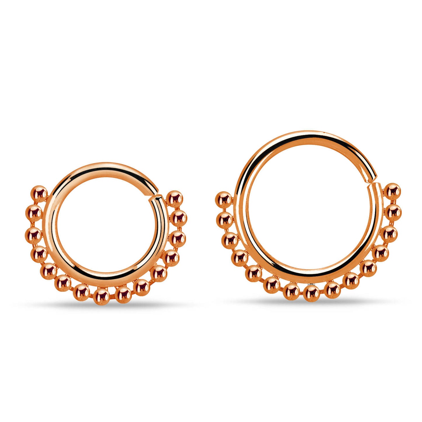 18g Small Beads Rose Gold