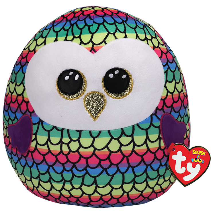 Owen Rainbow Owl 14"