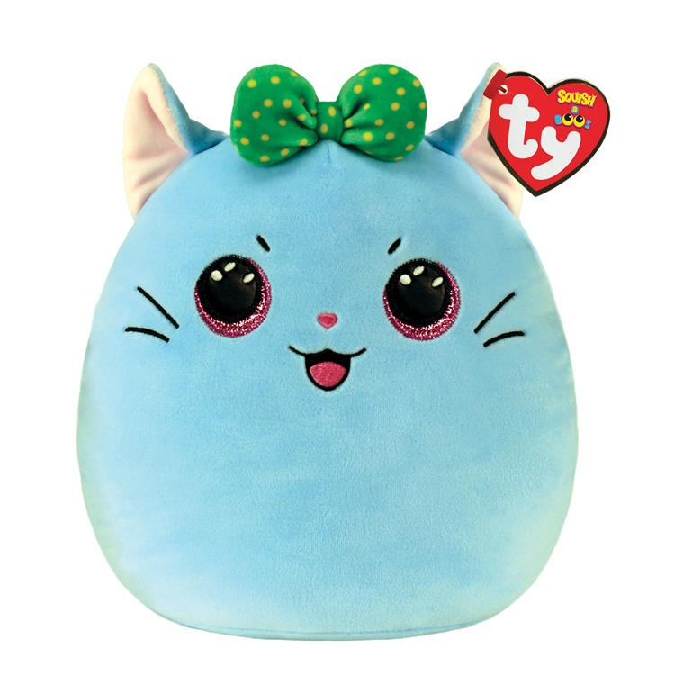 Kirra Blue Cat Squish 10"