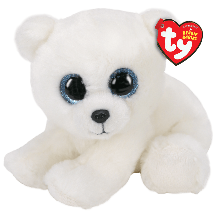 Ari- Polar Bear White Plush 8 Inches