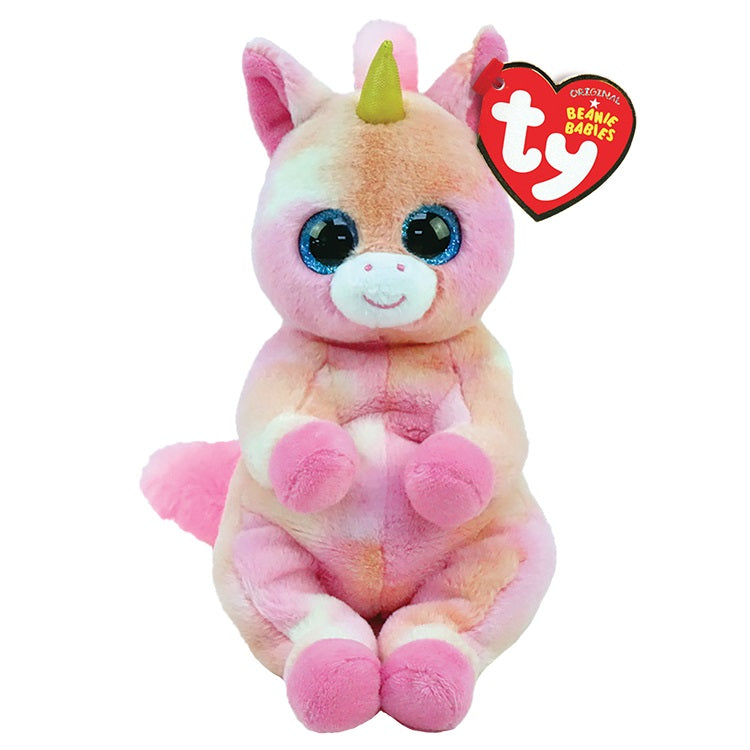 Skylar- Unicorn W Pink Belly Plush 8 Inches