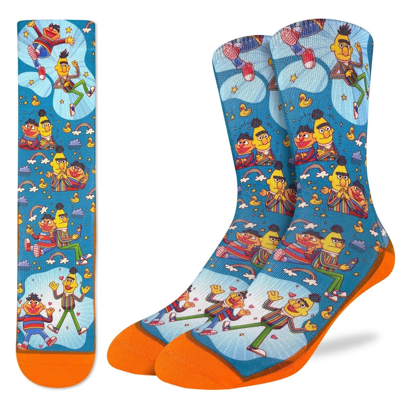 Sesame Street, Bert & Ernie and Rainbows Socks