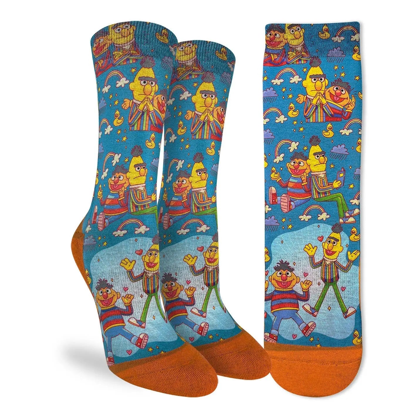 Sesame Street, Bert & Ernie and Rainbows Socks