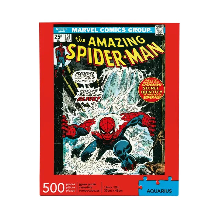 Marvel Spider-Man Cover 500 Piece Jigsaw Puzzle