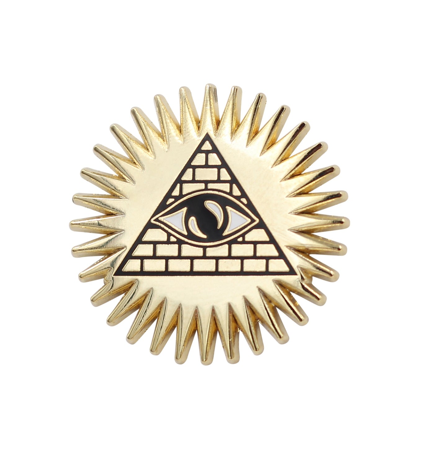 Pyramid & Eye Occult Pin
