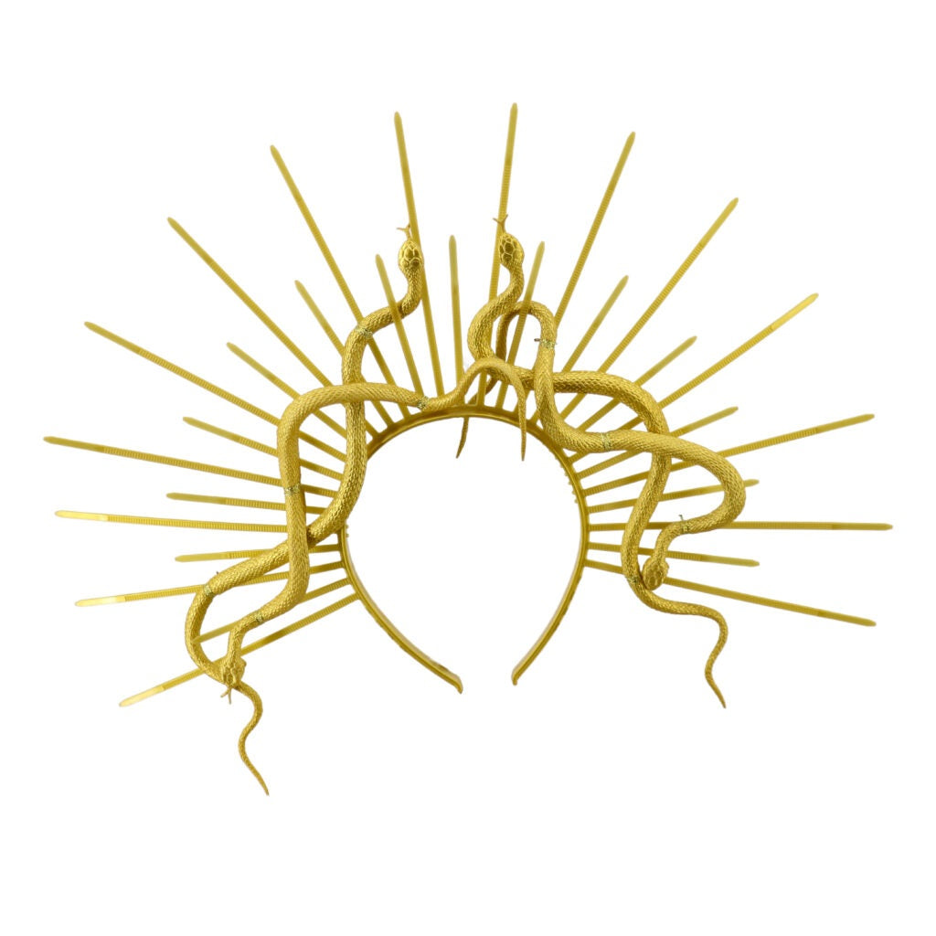 Double Serpent Halo Medusa Snakes