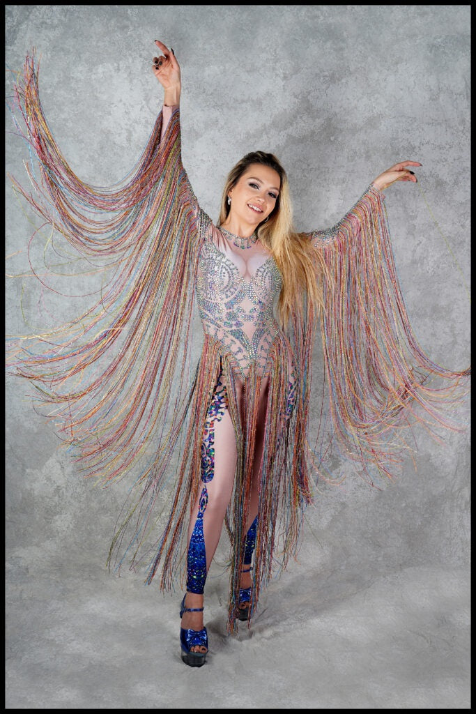 Rhinestone Party Dress