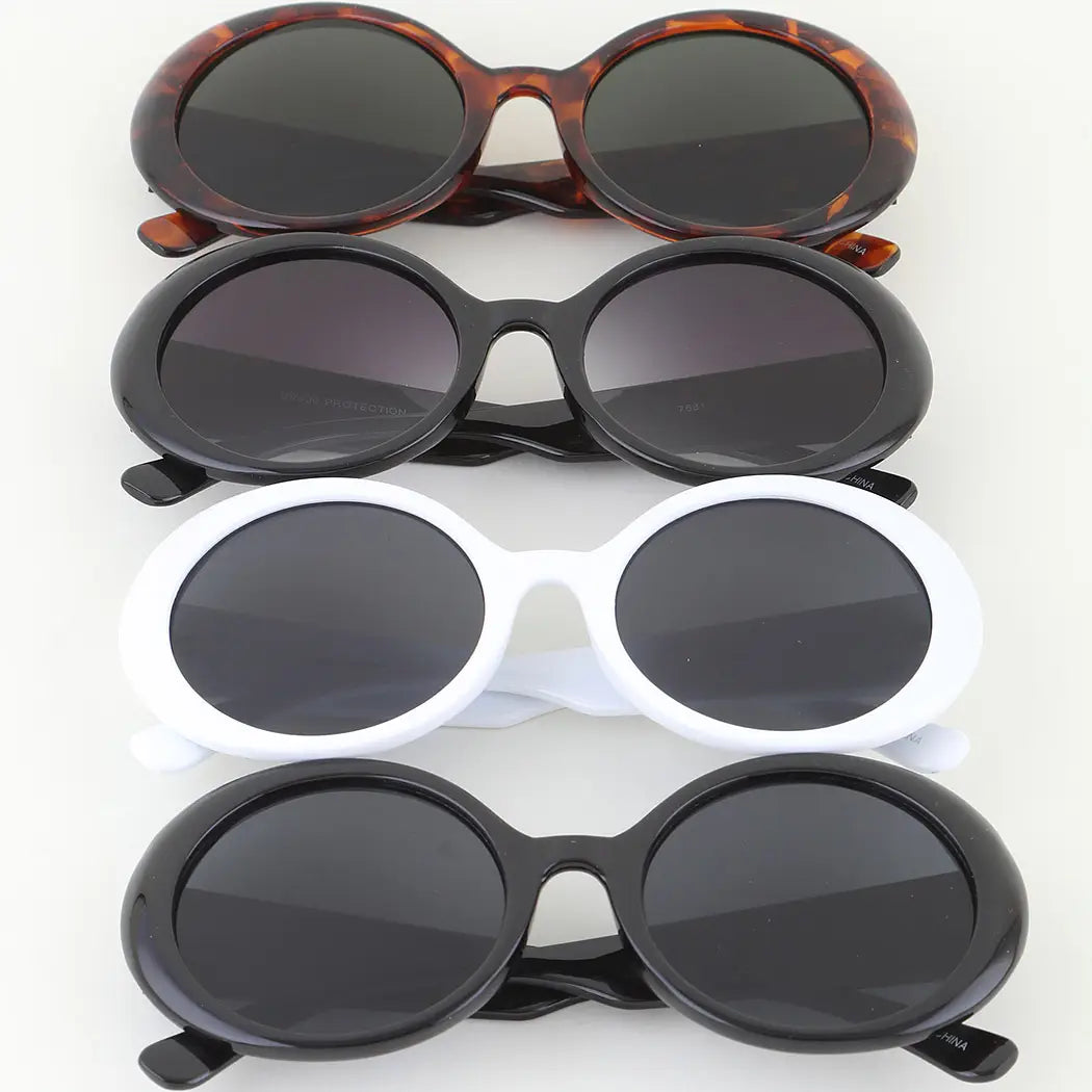 Gradient Super Round Sunglasses
