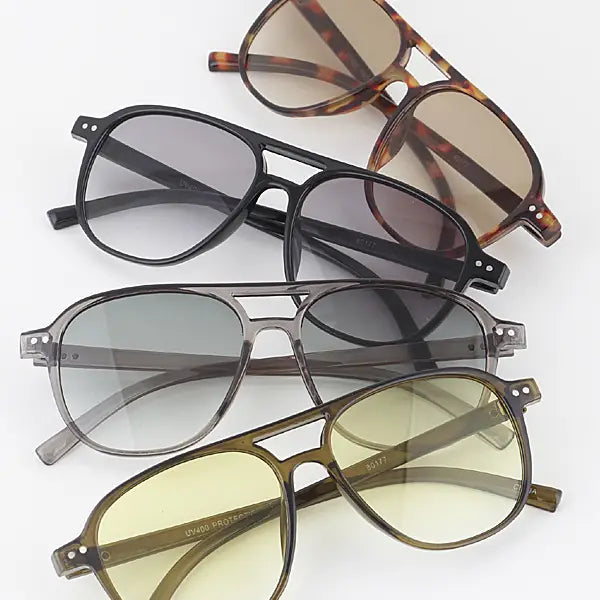 Thin Aviator Sunglasses