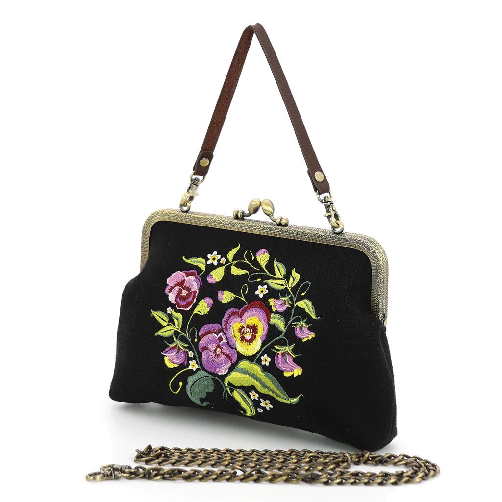Pansy Kisslock Bag