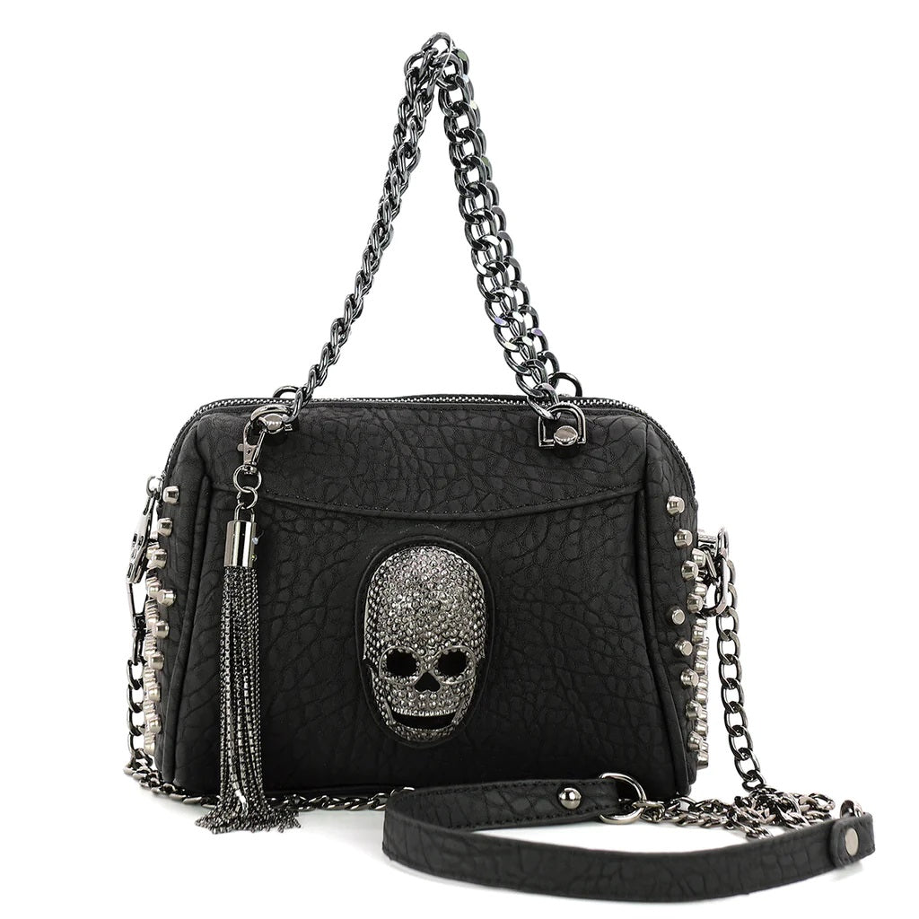 Small Metsl Skull Bag