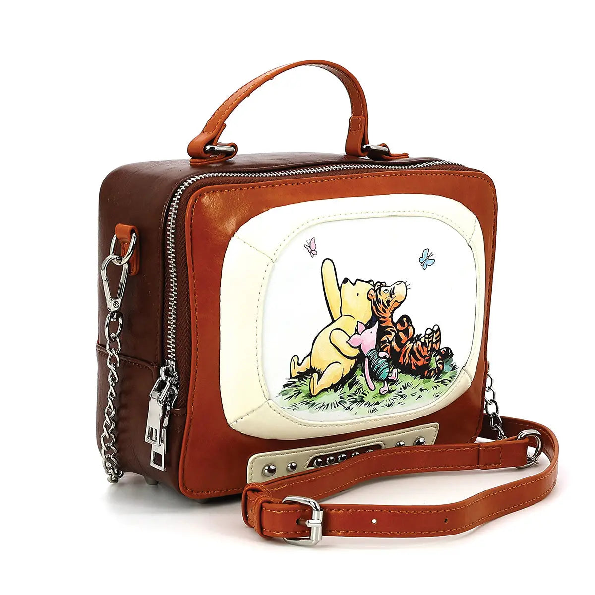 Pooh & Friends Looking Up At Sky Tv Bag