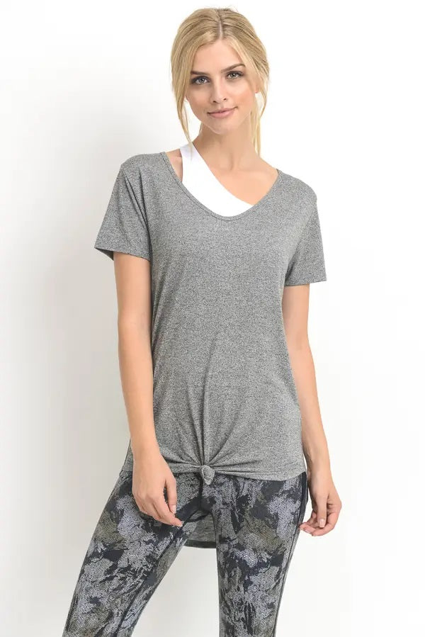 Tie Front Detail Top