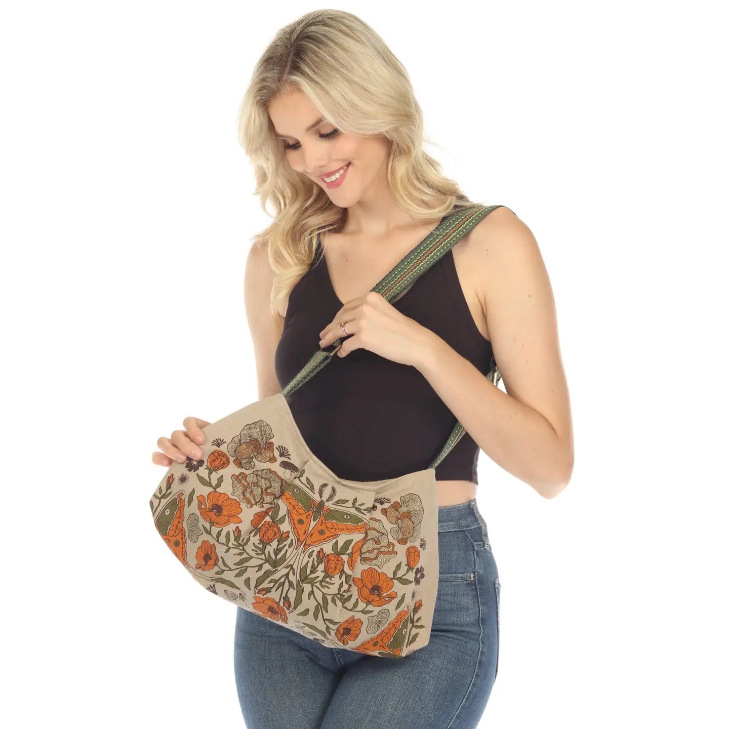 Luna Moth Print Bag