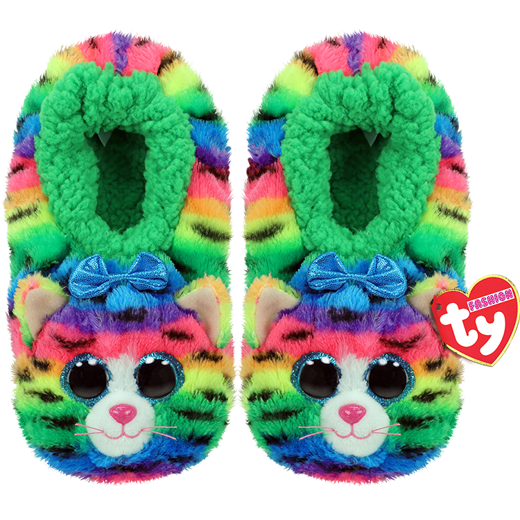 Tigerly Slippers Bow Cat