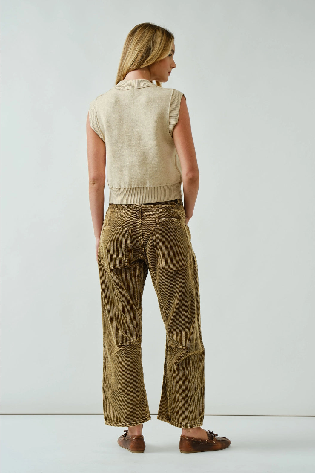 Barrel Corduroy Pants