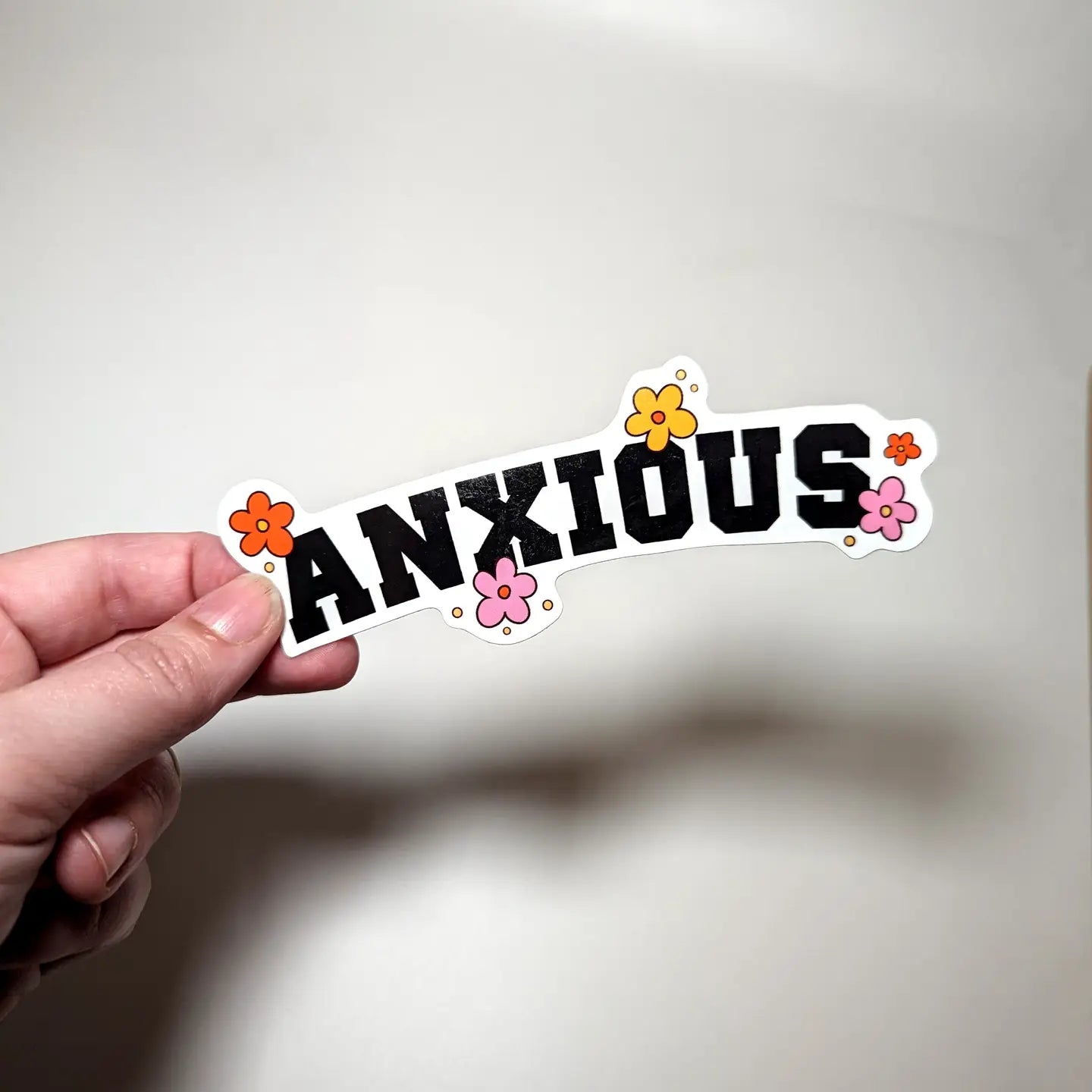 Anxious Vinyl Sticker