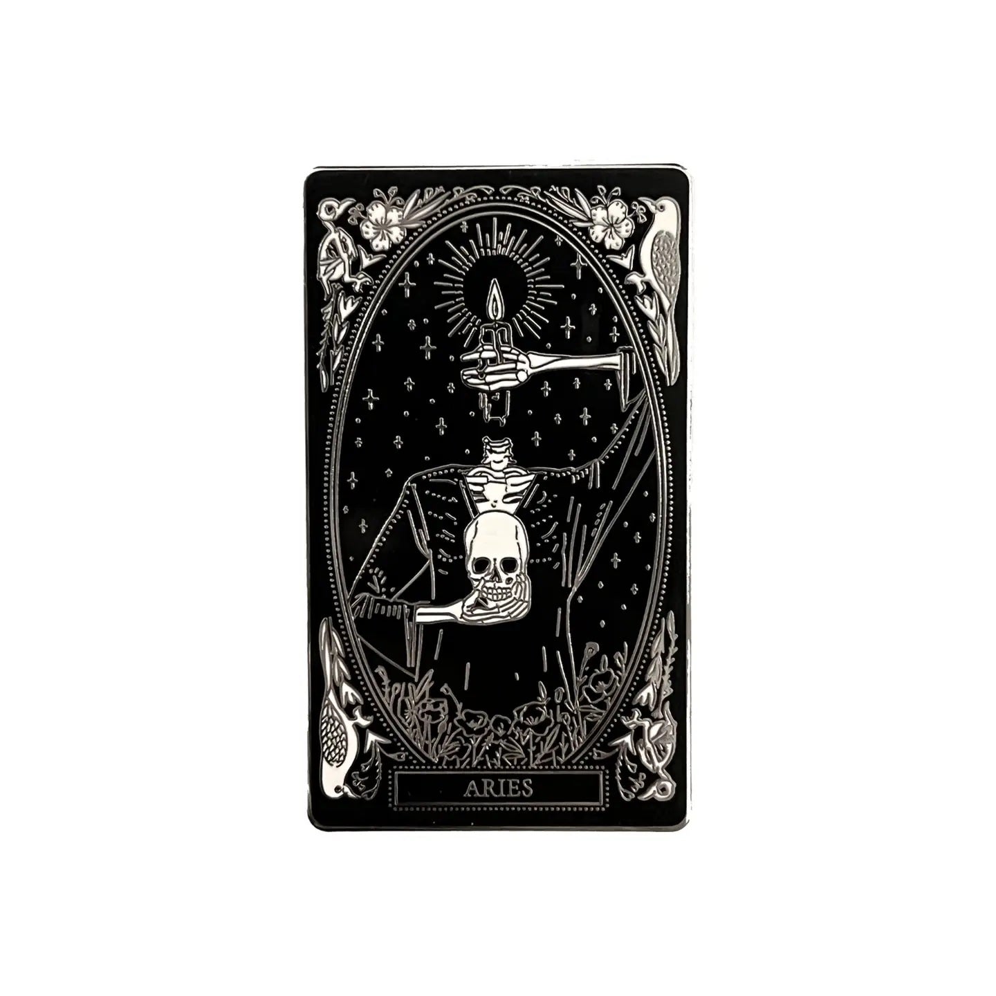 Aries Hard-Enamel Zodiac Pin