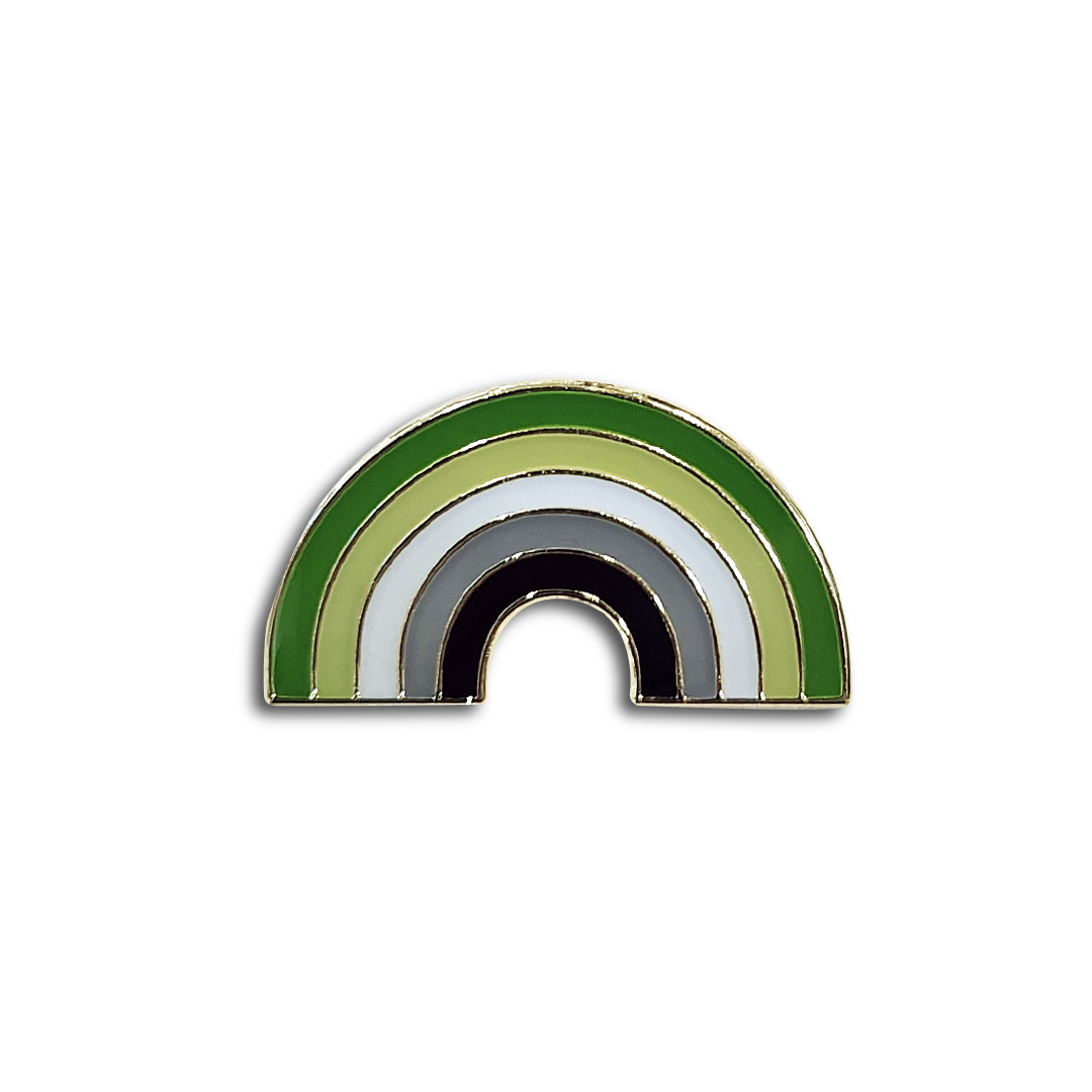 Orgullo aromático con forma de arco iris Chapa