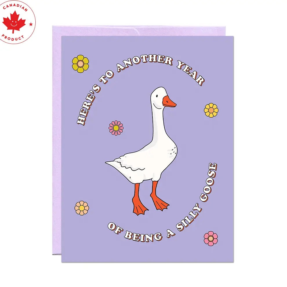Silly Goose Birthday Card