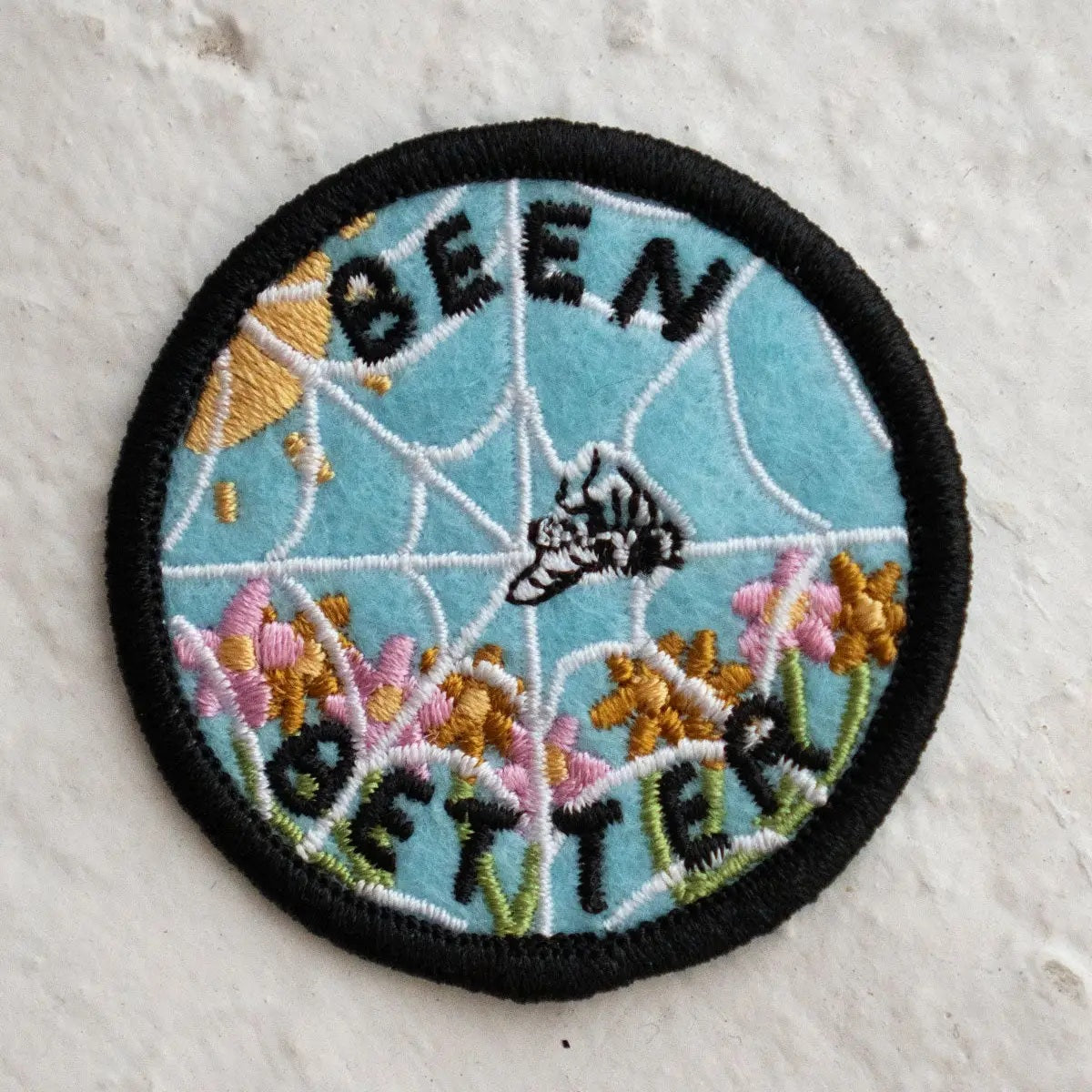 Been Better (Spiderweb) - Felt Sticky Patch