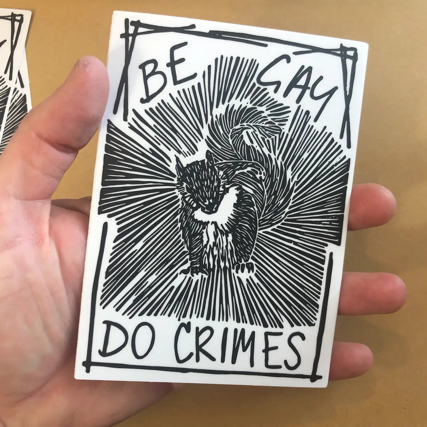 Be Gay Do Crimes Sticker