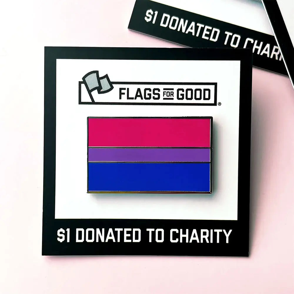 Bi Pride Flag Enamel Pin