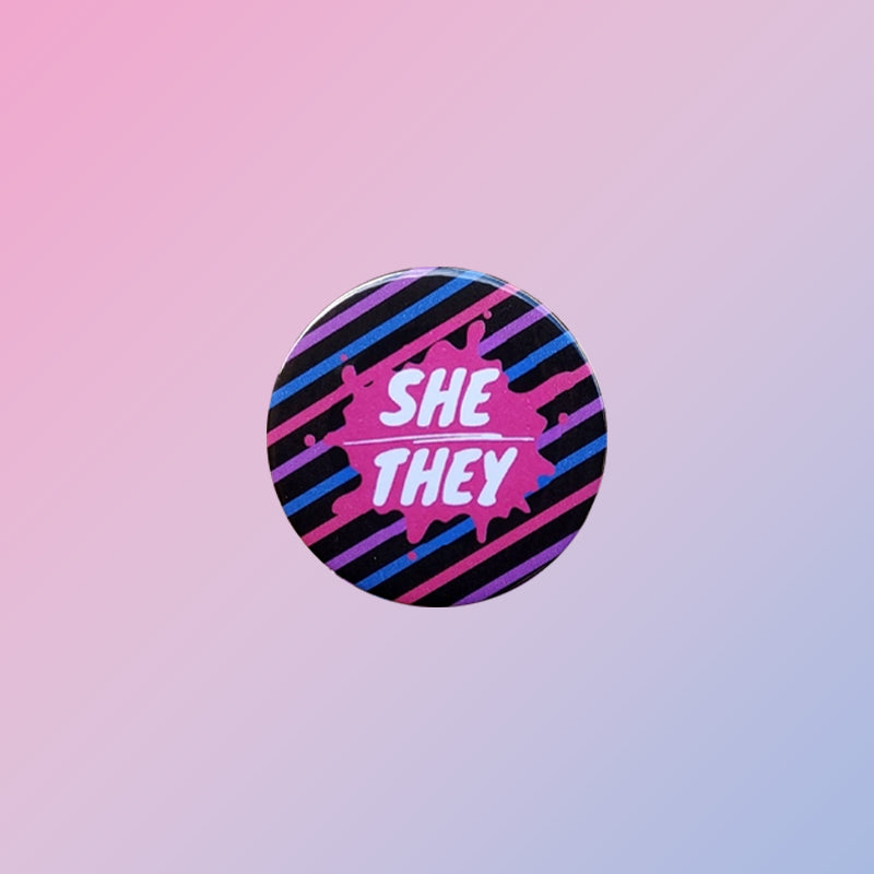 Bisexual She They Pin