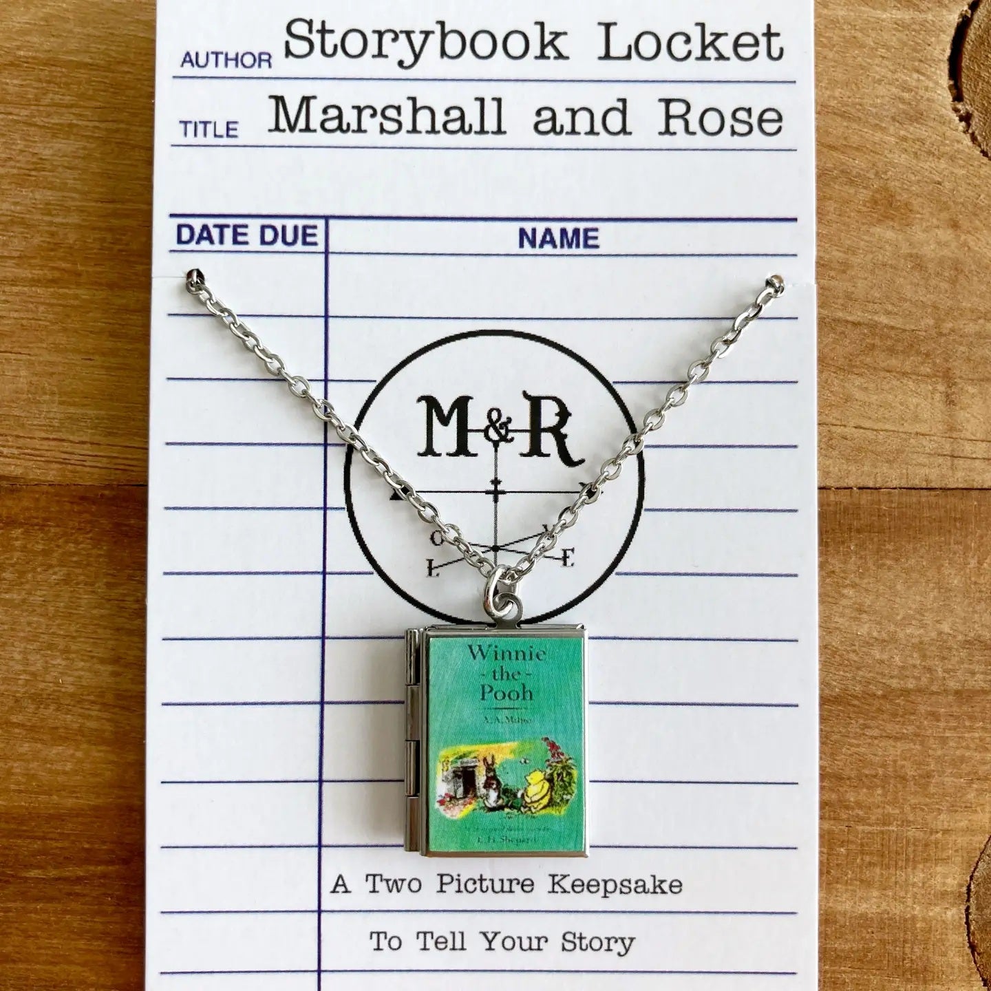 Winnie-The-Pooh Book Locket