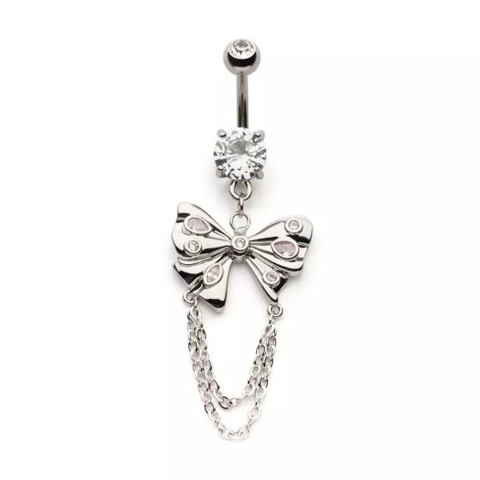 Bow With Chains Navel