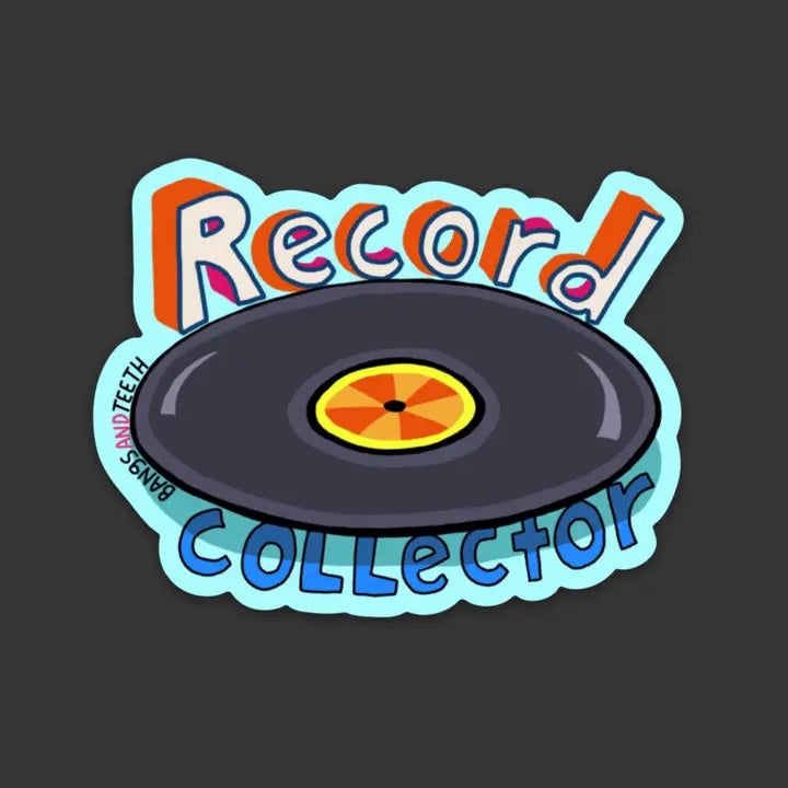 Record Collector Sticker