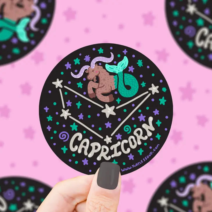 Capricorn Constellation Zodiak Sticker