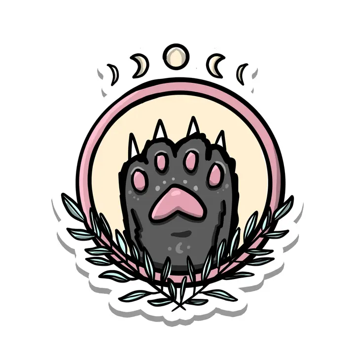 Cat Paw Sticker
