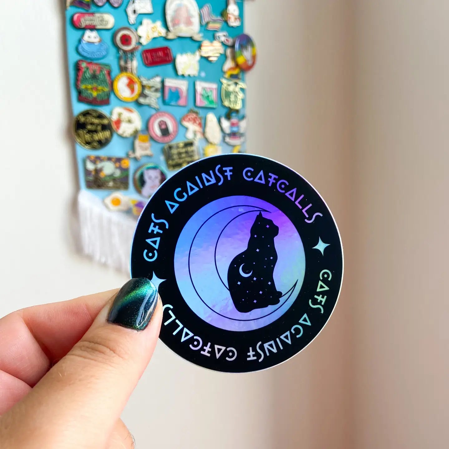 Vinyl Sticker (Cats Against Catcalls)