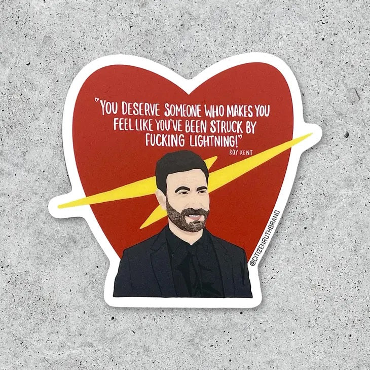 Roy Kent Lightning Sticker