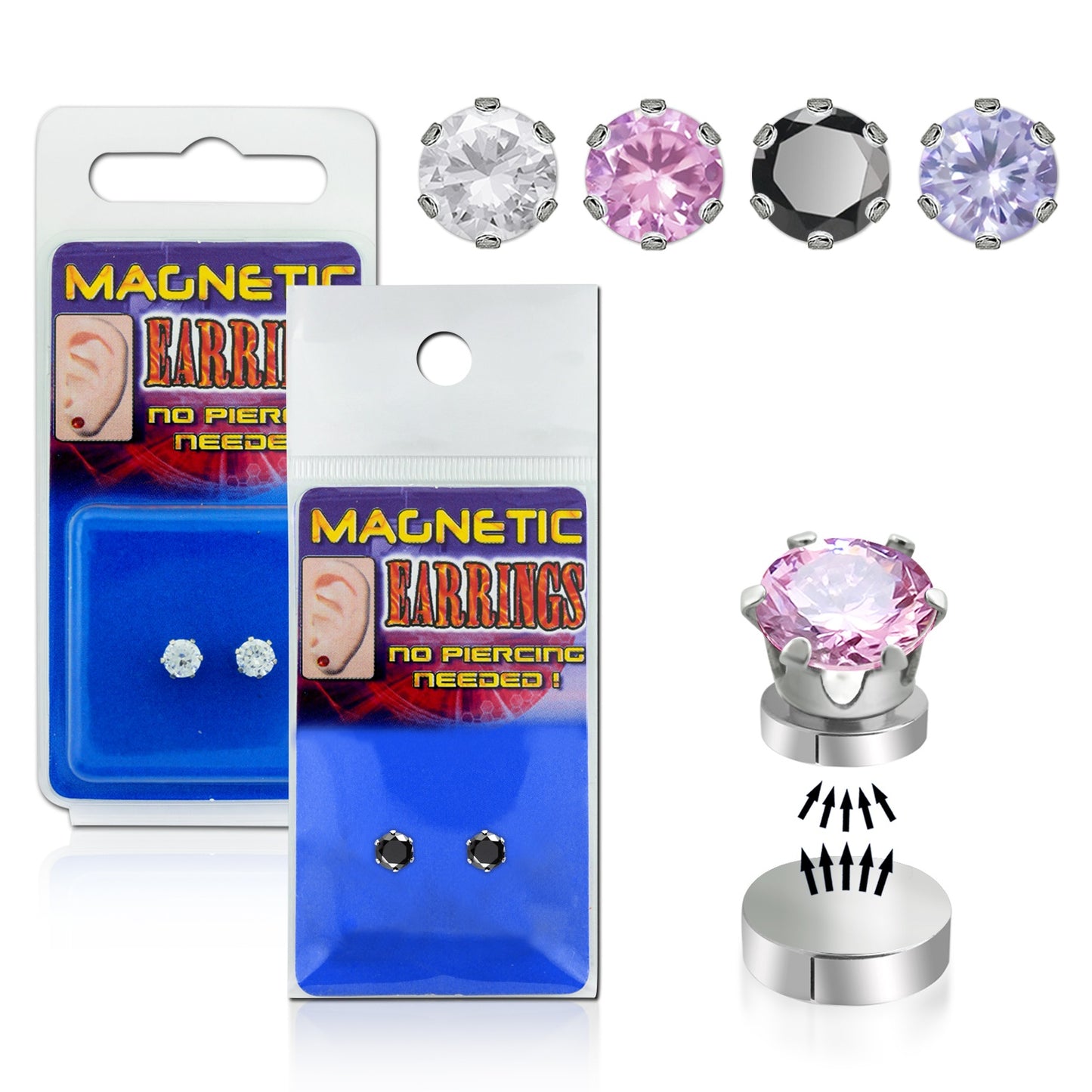 Crown Prong Magnetic Studs