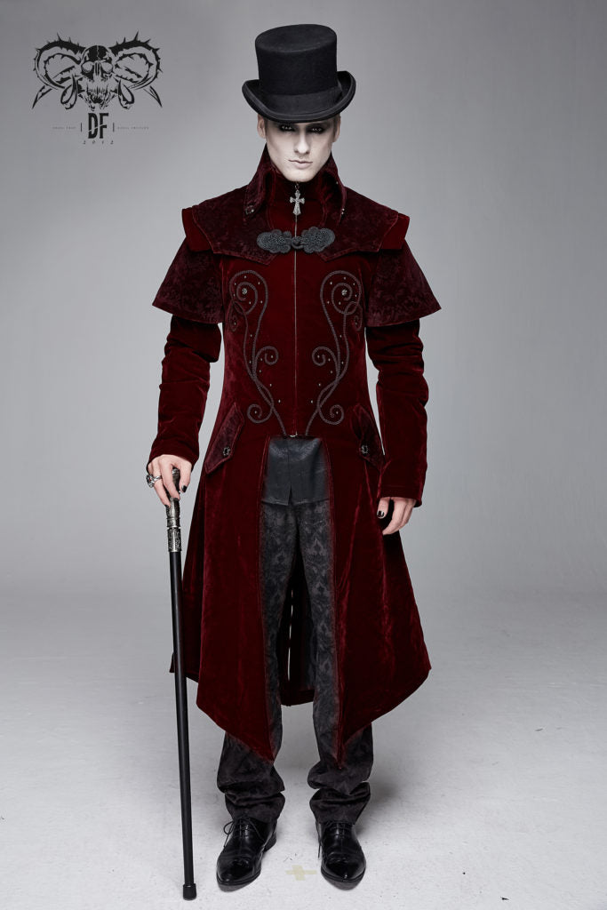 Red Gothic Winter Coat